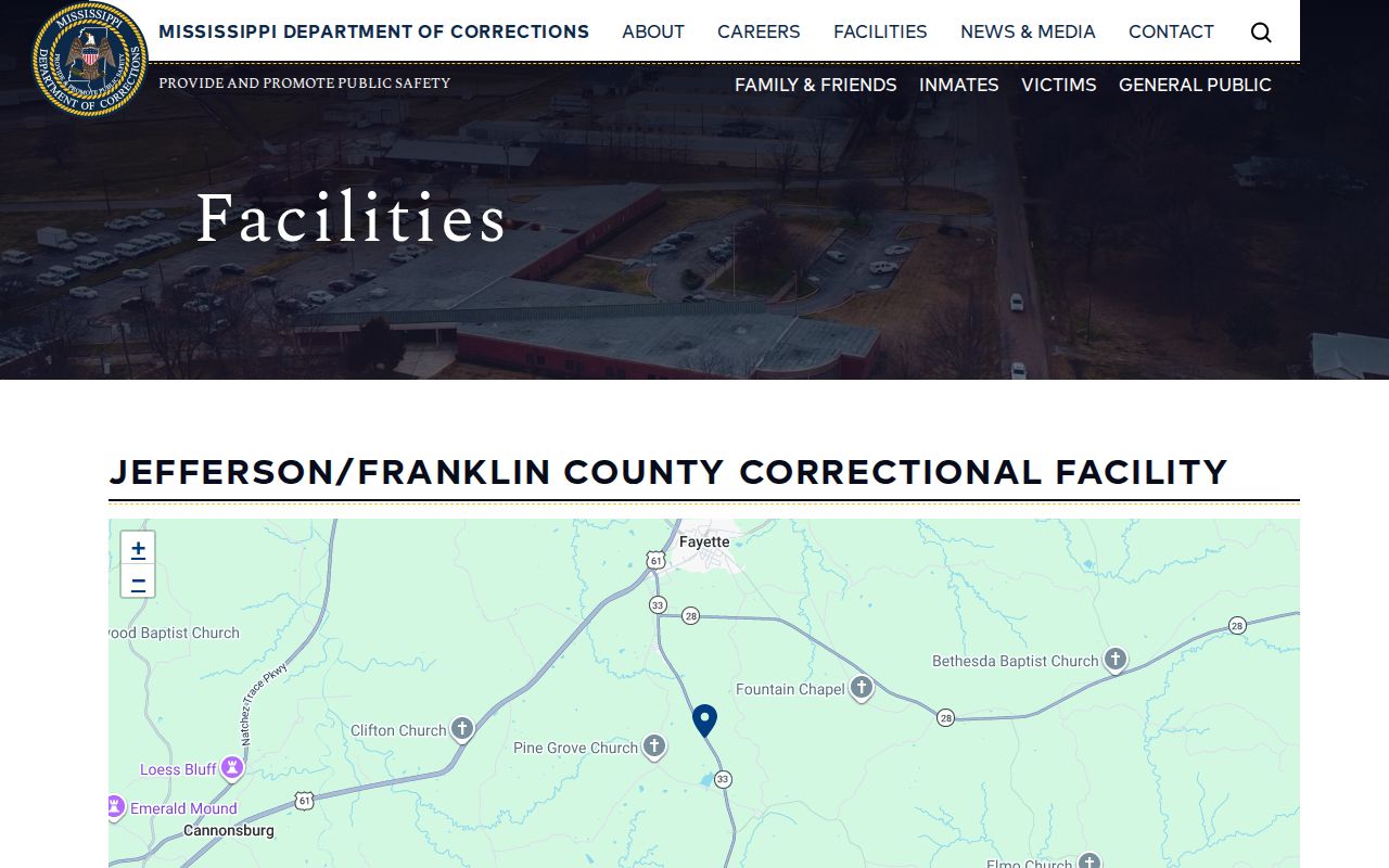 Jefferson Franklin County Correctional Facility regional release information